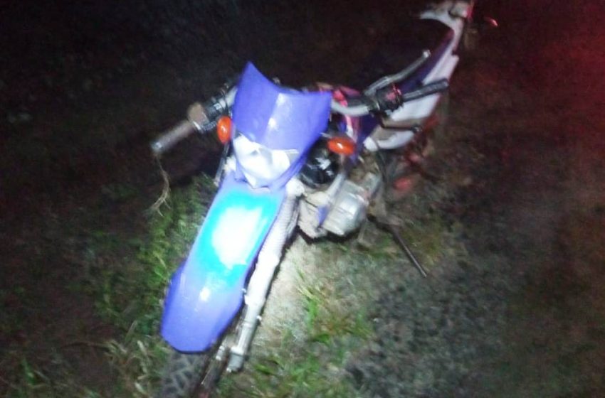  Homem teve perna quebrada em colisão de moto