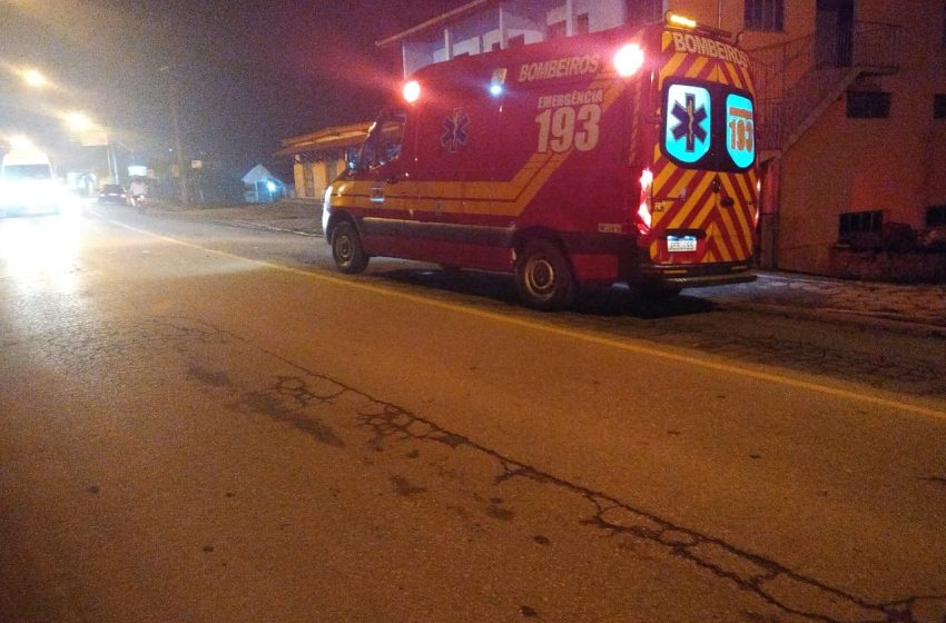  Homem se fere ao cair de moto