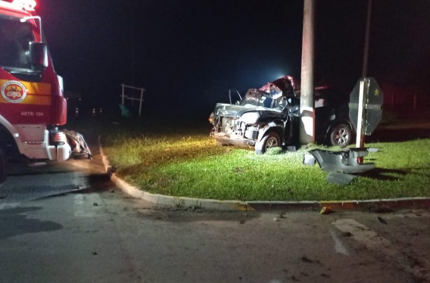  Acidente deixa homem gravemente ferido