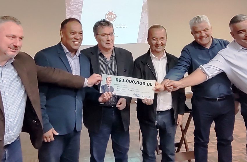  Um milhão de reais para o Hospital