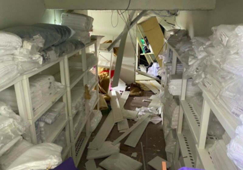  Explosão em hotel deixa duas pessoas feridas