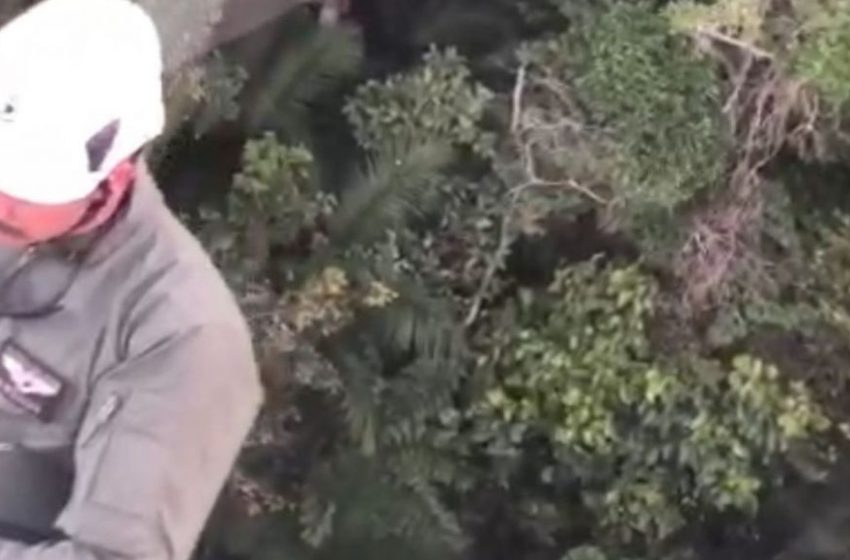  VÍDEO – Casal se perde em trilha e é resgatado por Helicóptero dos bombeiros