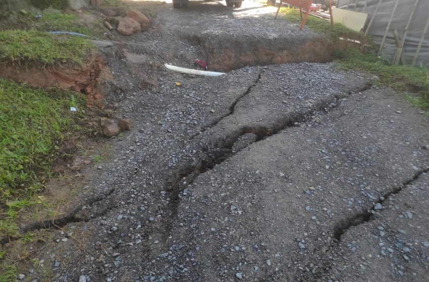  RUA JARAGUÁ DO SUL: Mais 5 casas podem ser interditadas