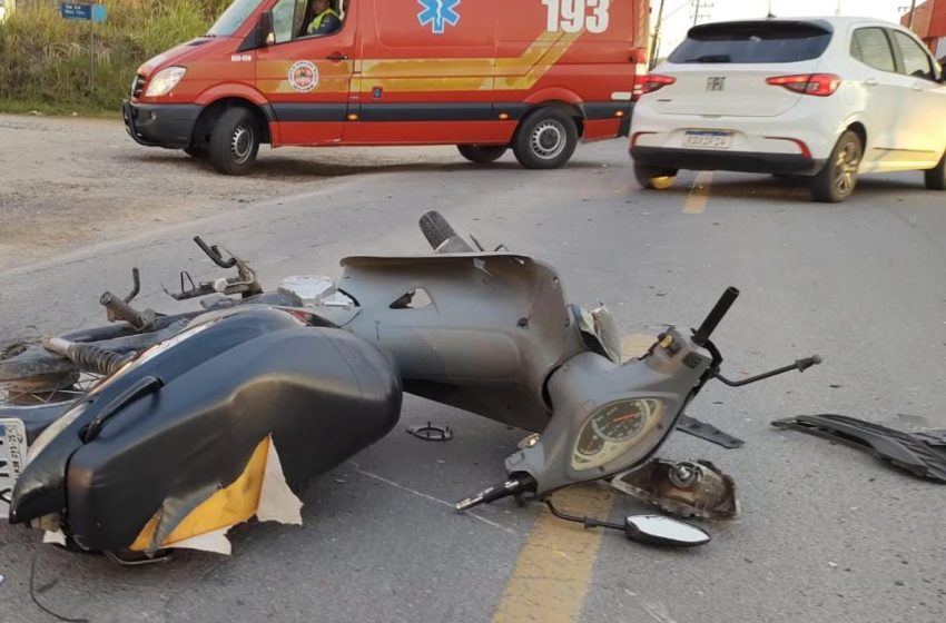  ACIDENTE: Dois com suspeita de politraumatismo