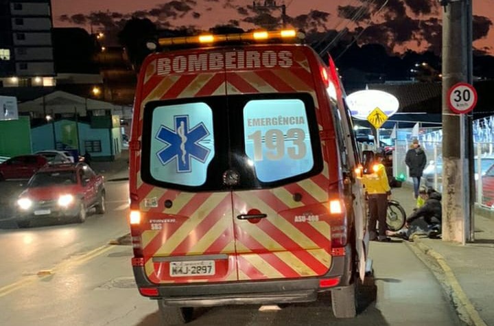  Condutor de moto ferido em acidente