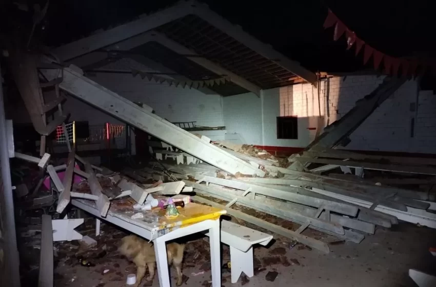  Criança morre após queda de telhado durante festa