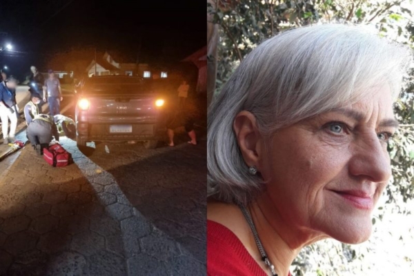  Mulher atropelada em Bateias não resistiu e morreu