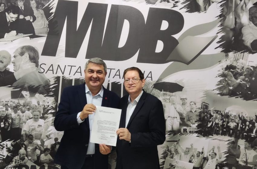  Antídio Lunelli se inscreve na convenção do MDB
