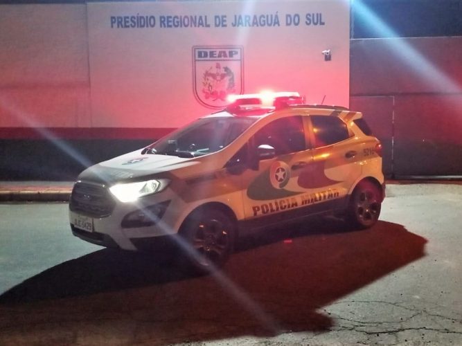  Foragido por homicídio foi preso em Jaraguá do Sul