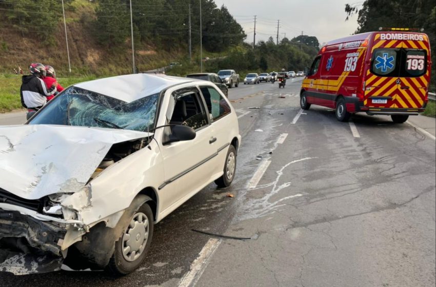  Acidente nas 27 curvas deixa um ferido