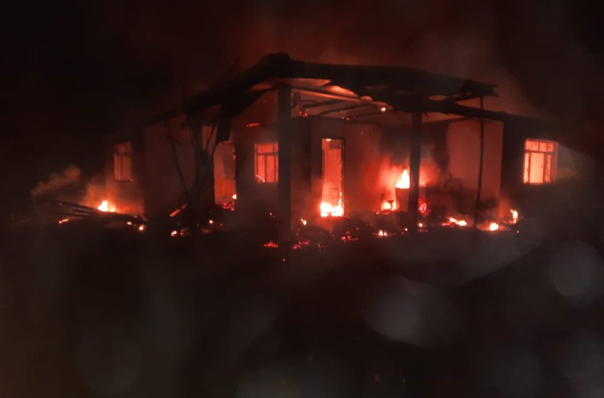  Incêndio destruiu residência