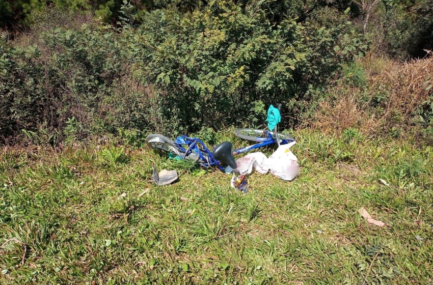  Ciclista se fere em acidente de trânsito