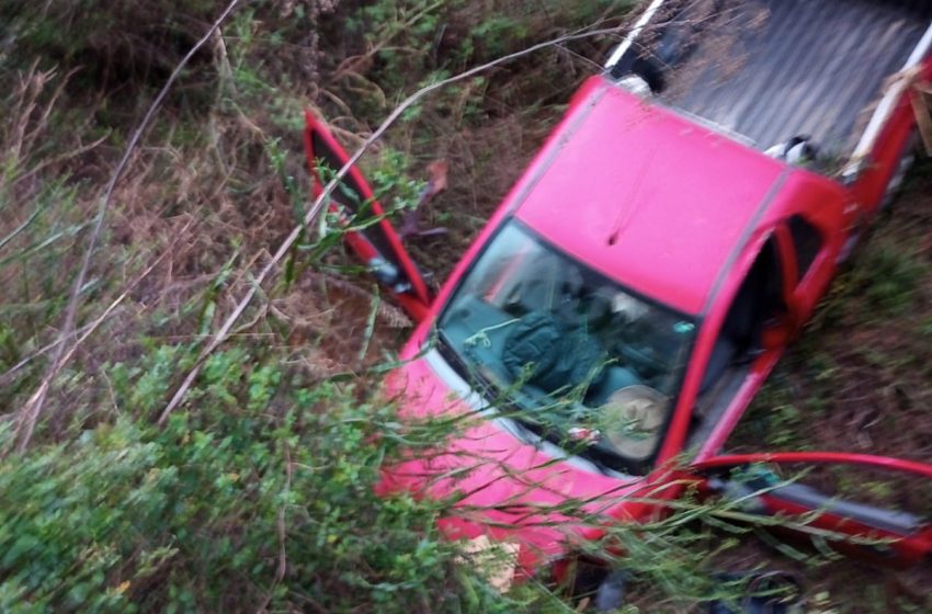  Saída de pista deixa um ferido