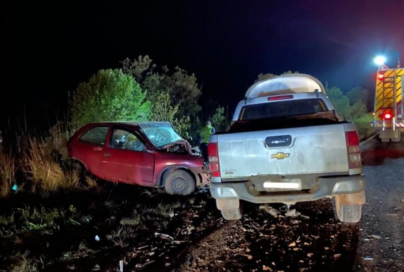  Batida frontal deixa uma vítima fatal