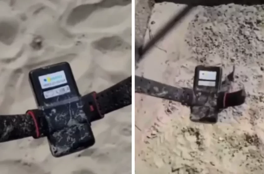  Detento arrebenta tornozeleira eletrônica e a abandona na praia