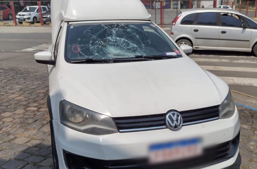  Ciclista fica ferido em acidente