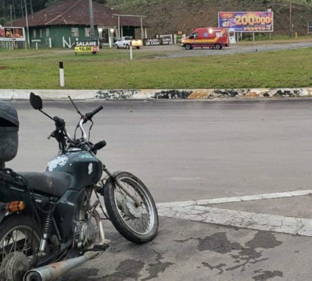  Acidente no trevo do urtigão deixa um ferido
