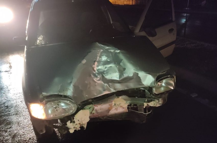  Bebeu, dirigiu, bateu, tentou agredir e fugiu