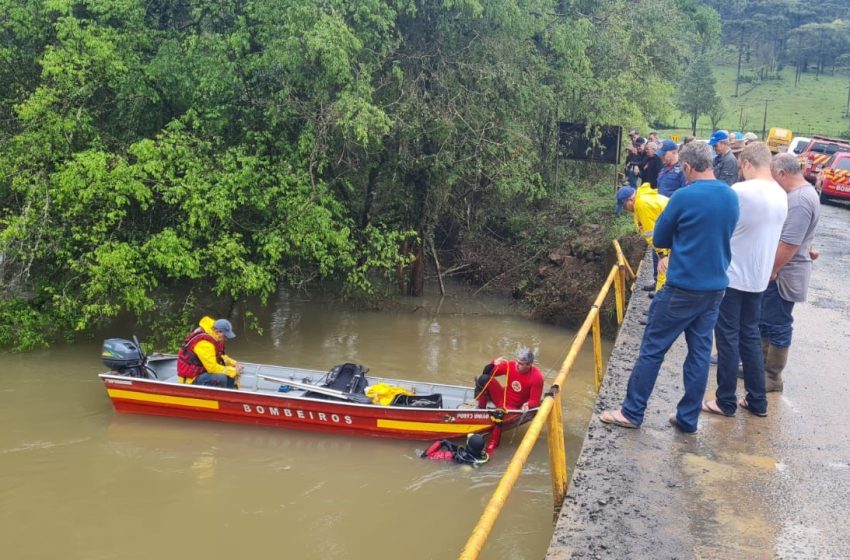  Bombeiros retomam buscas por homem desaparecido