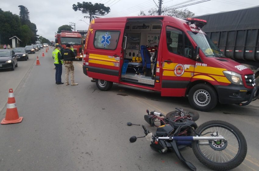  Rapaz de 18 anos morre em acidente na BR-280