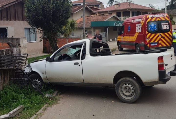  Acidente deixa uma pessoa ferida