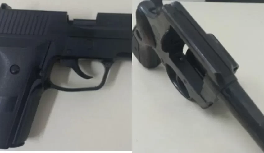  Adolescentes são flagrados com armas de fogo