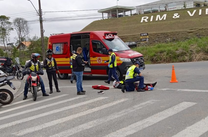 Acidente na Avenida São Bento resulta em uma vítima O Jornaleiro
