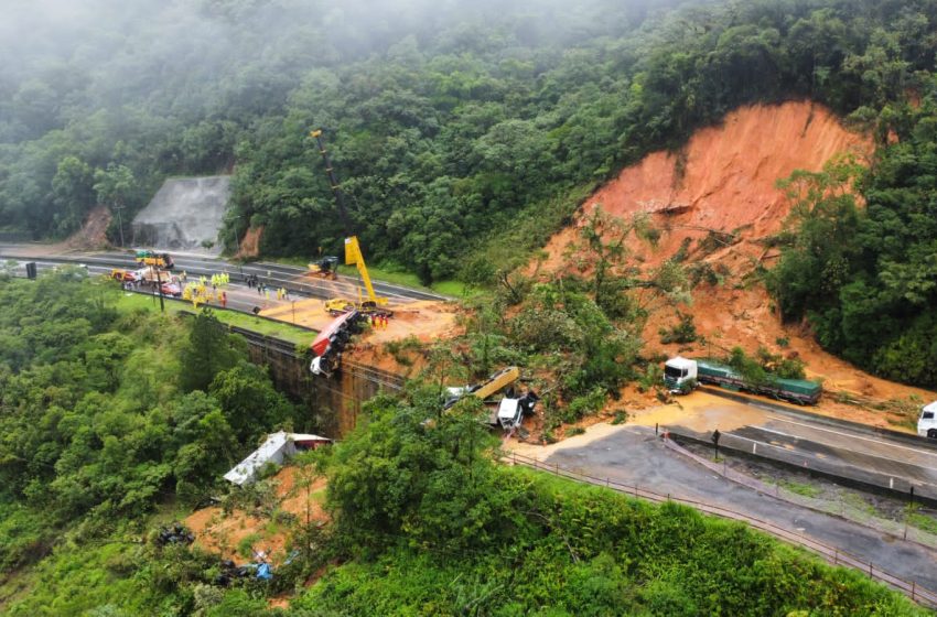  Vídeo: União de esforços nas buscas por vítima e desobstrução da BR-376