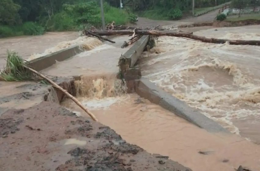  Rotas pelo interior de São Bento do Sul estão interditadas