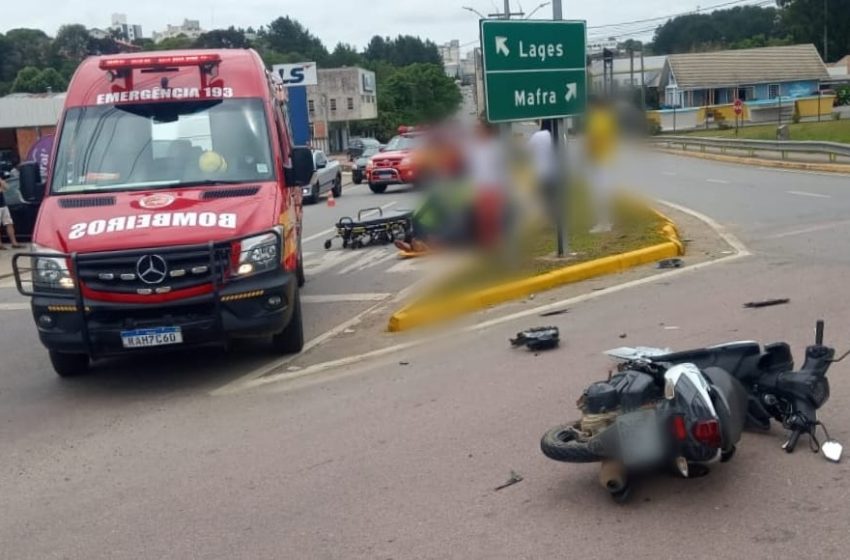  Jovem de 28 anos sofre traumatismo em acidente