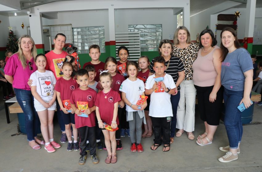  EBM Garibaldina arrecadou mais de 300 mil tampinhas