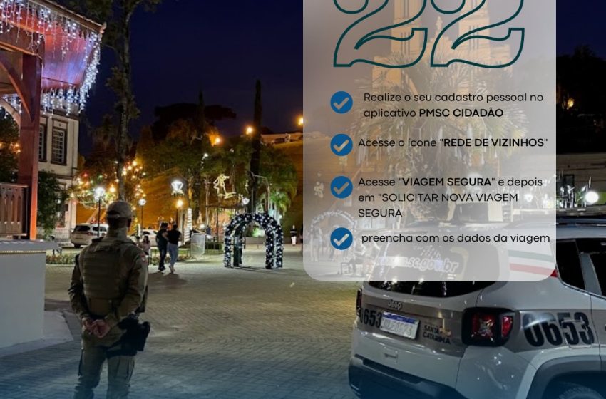  Operação viagem segura será realizada entre os dias 22/12/22 e 05/01/2023