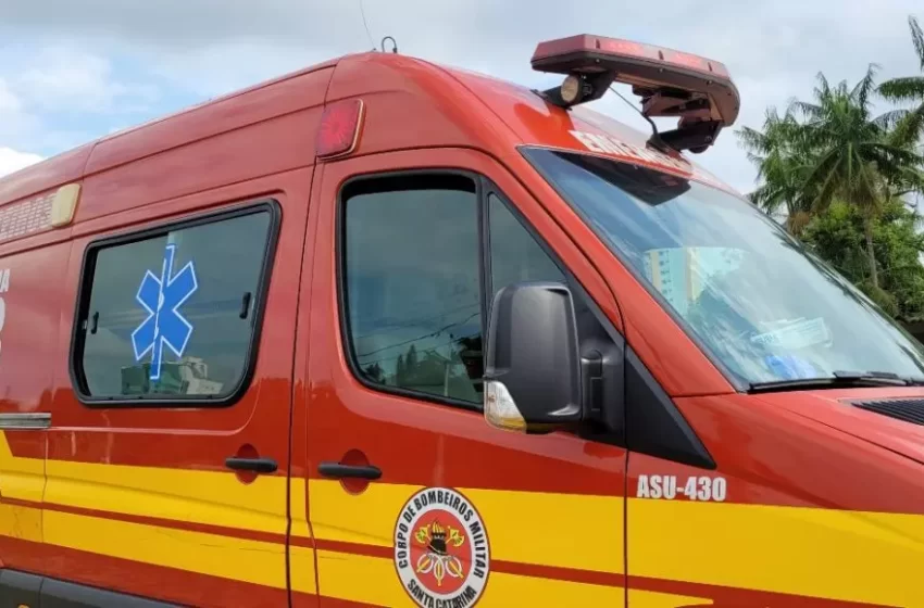  Acidente deixou mulher ferida em Mato Preto