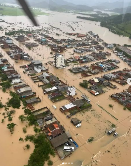 Santa Catarina entra em alerta por conta das chuvas