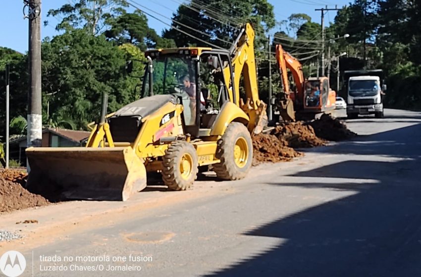  RUA DAS NEVES: Obras seguem pela manhã