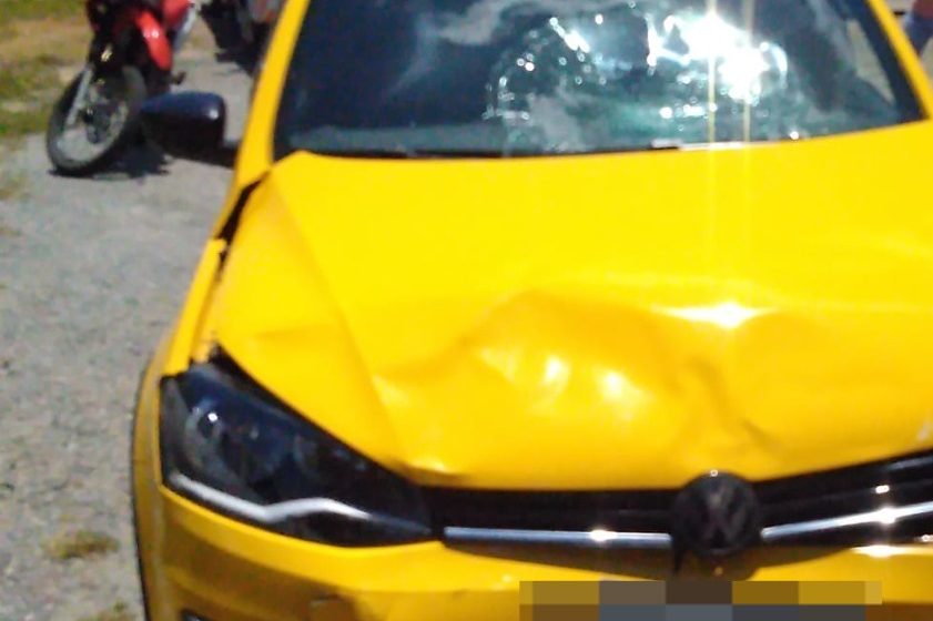  Mulher e garoto de 14 anos ficam feridos em acidente