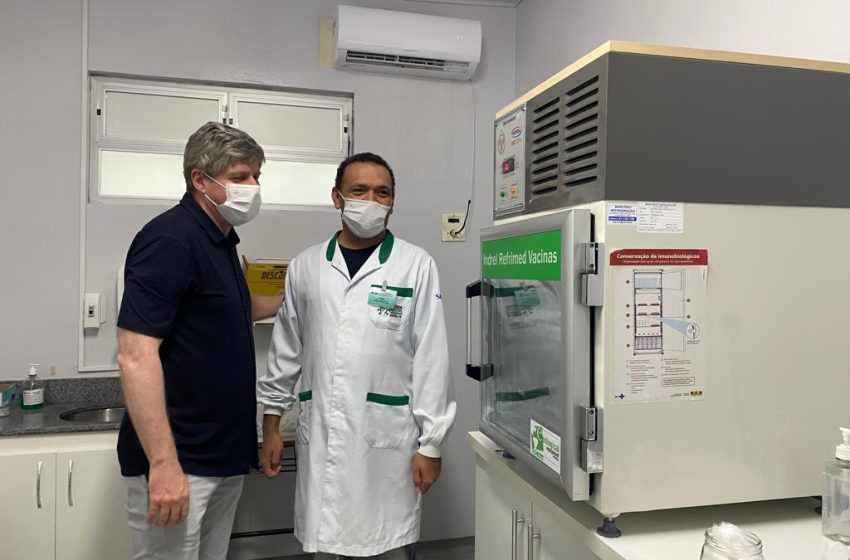  Prefeito em exercício visita Unidades de Saúde