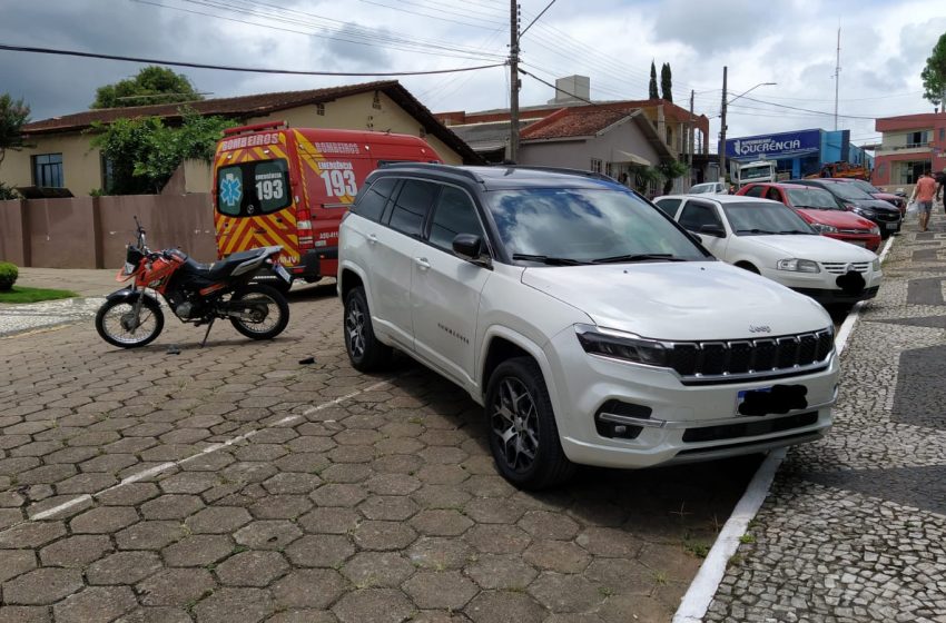  Motoqueiro é ejetado e fica ferido