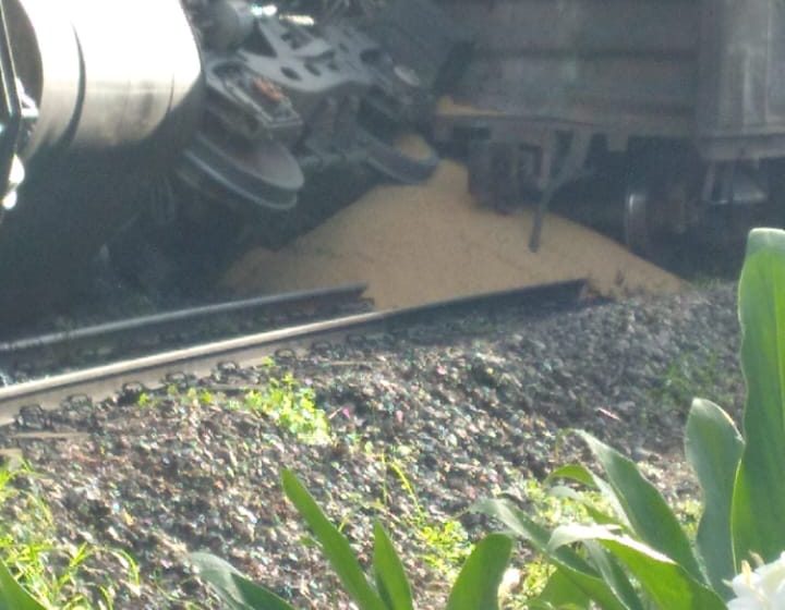  ATENÇÃO: Trem descarrila no Rio Natal