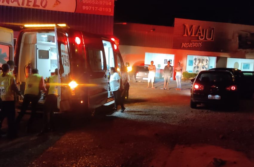  Acidente no bairro Lençol com uma vítima