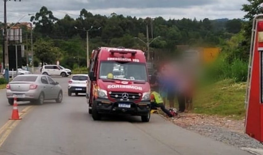  ATROPELAMENTO: Homem foi atingido na BR-280