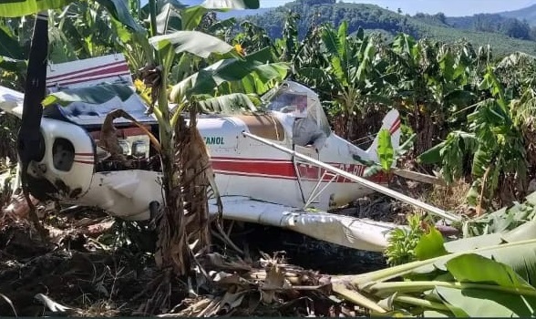  ACIDENTE AÉREO: Avião cai em Corupá