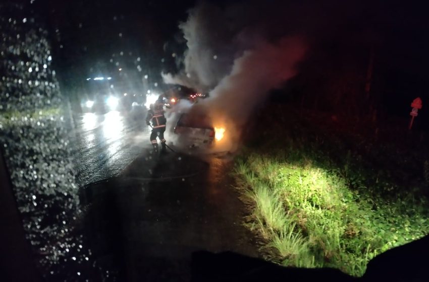  Incêndio em veículo na BR-280