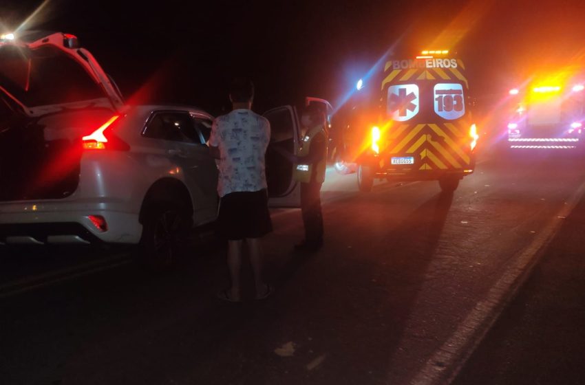  ACIDENTE NA BR-280: condutor de um dos veículos não estava no local