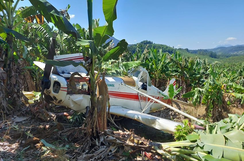  Avião que caiu em Corupá teve falha no motor