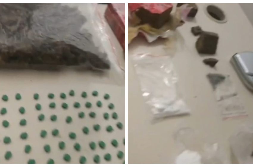  Flagrante de tráfico de drogas após abordagem em Schroeder
