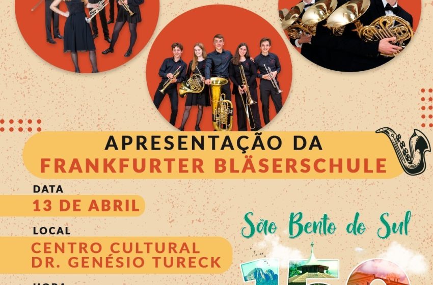  Ingressos gratuitos para apresentação da Frankfurter Bläserschule