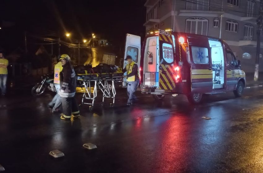  Acidente no bairro Schramm resta em uma pessoa ferida