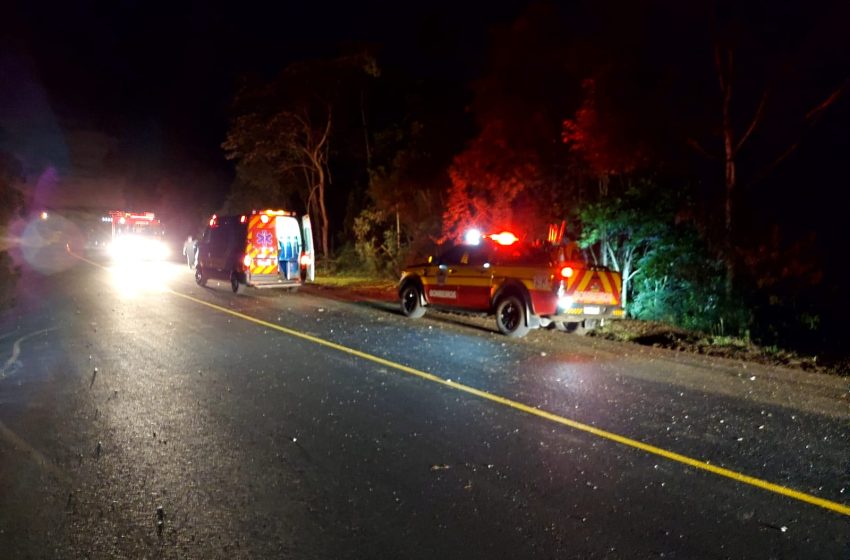  Motoqueiro sofre saída de pista e fica ferido