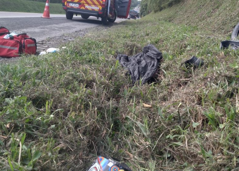  FATALIDADE: motociclista morre em rodovia da região